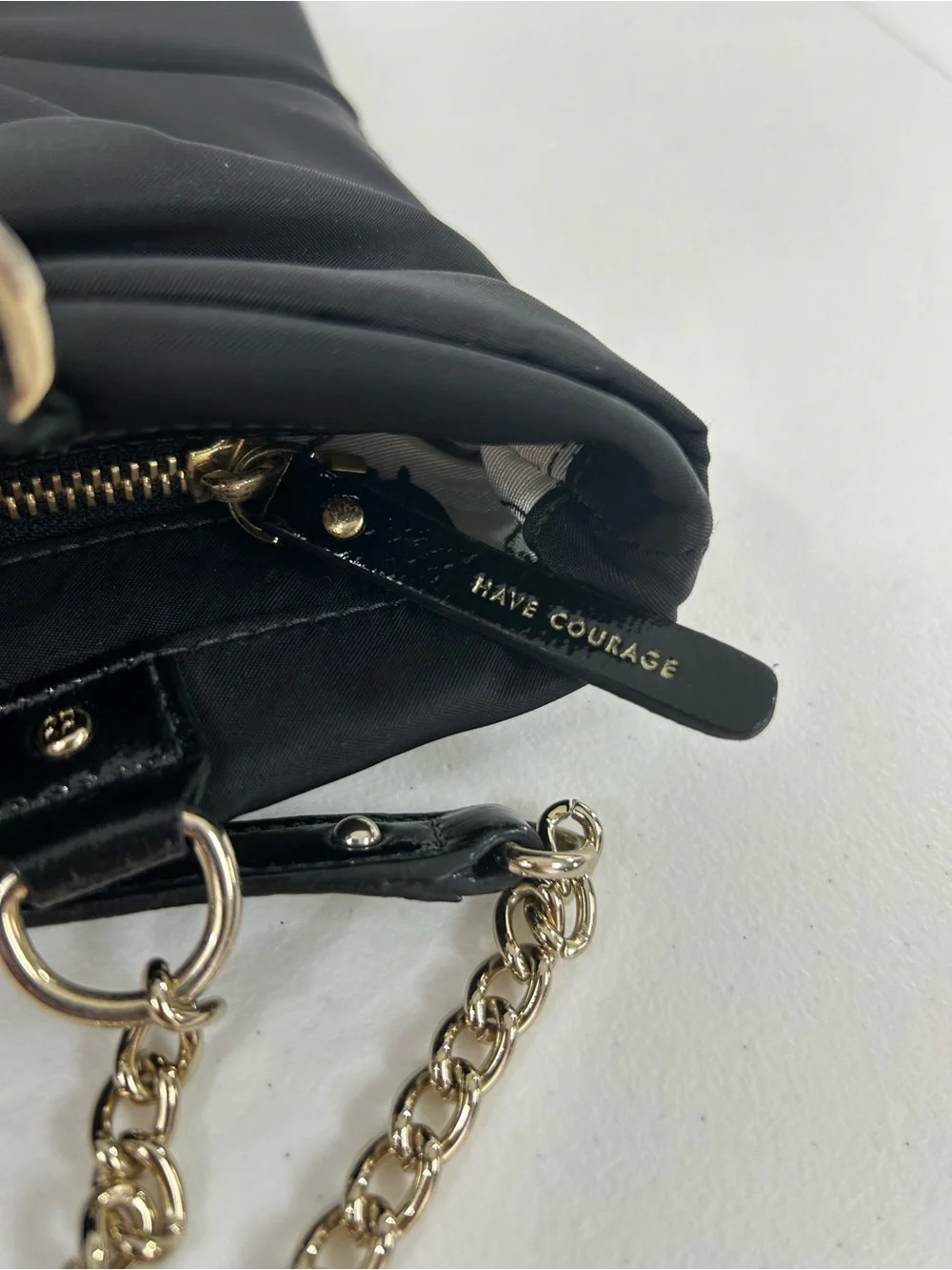 Kate Spade Esther Black Bow Nylon Shoulder Bag